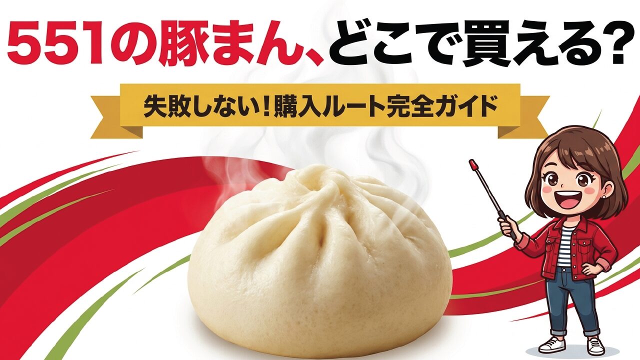 【完全版】551の豚まんはどこで買える？実店舗と通販ガイド