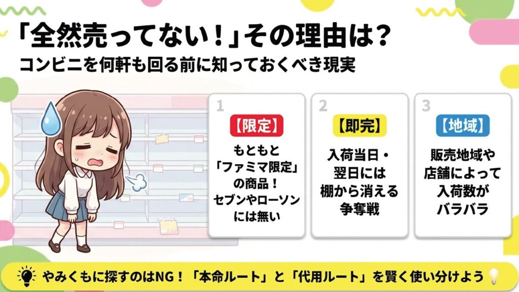 シャインマスカットボンボンがコンビニで全然売ってない3つの理由