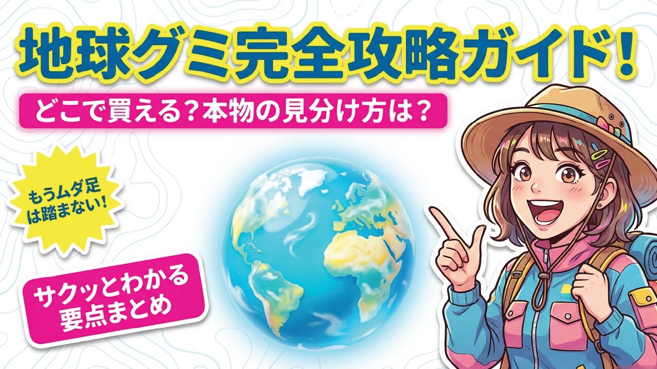 地球グミはどこに売ってる？本物の見分け方と確実な購入手順