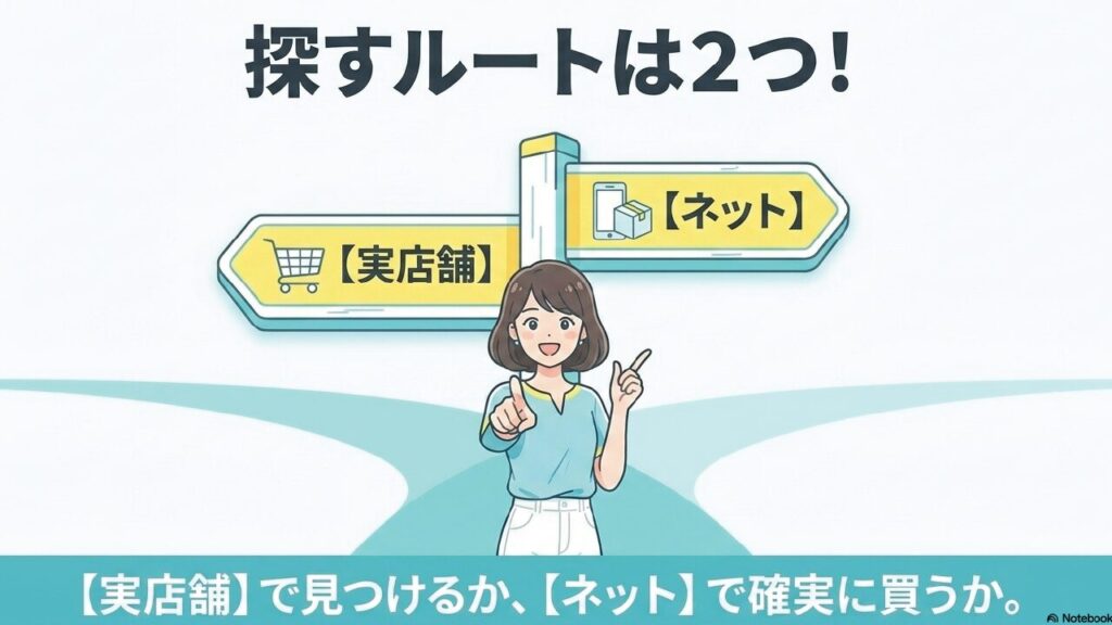 ぬちまーすを探す2つのルート：実店舗とネット通販
