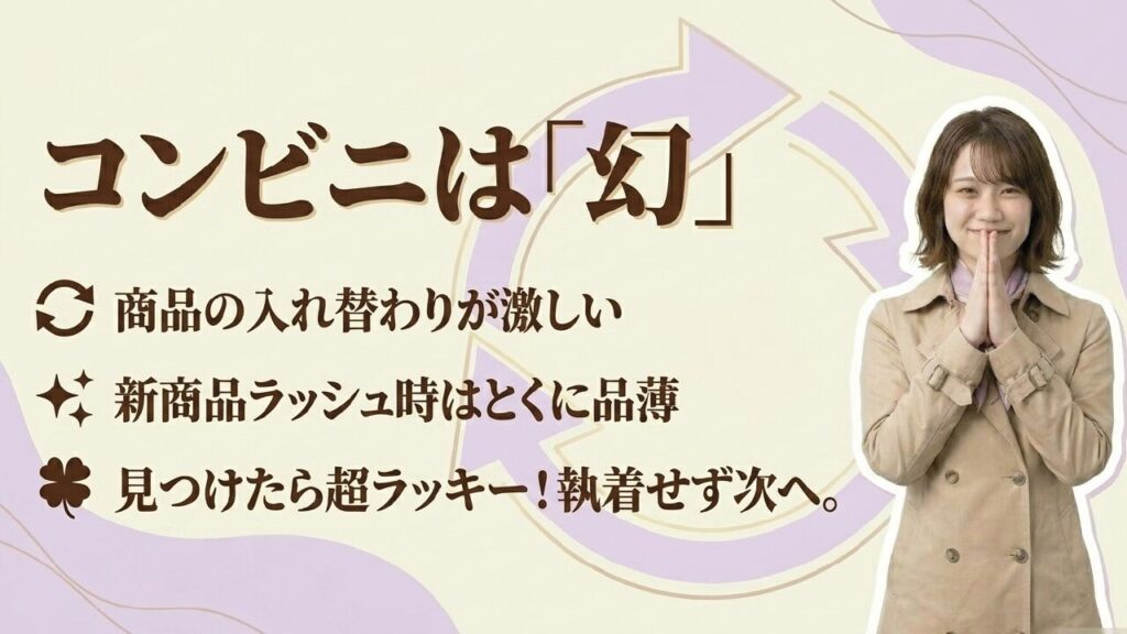 コンビニでのルマンドアイス探しは入れ替わりが激しく幻レベル