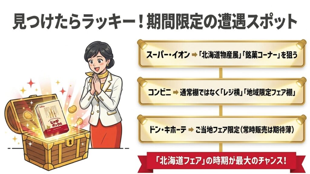 見つけたらラッキー！スーパーの北海道物産展やコンビニ、ドンキホーテ
