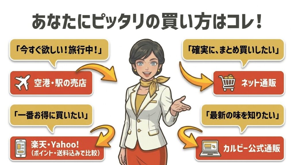 あなたにピッタリの買い方はコレ！目的別の購入方法
