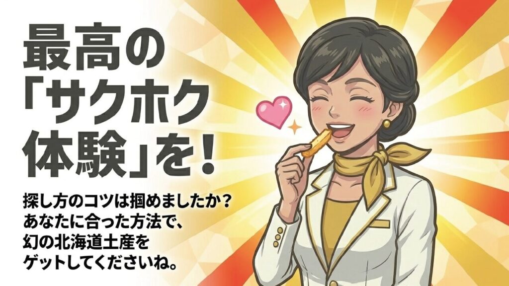最高のサクホク体験を！幻の北海道土産をゲットしよう