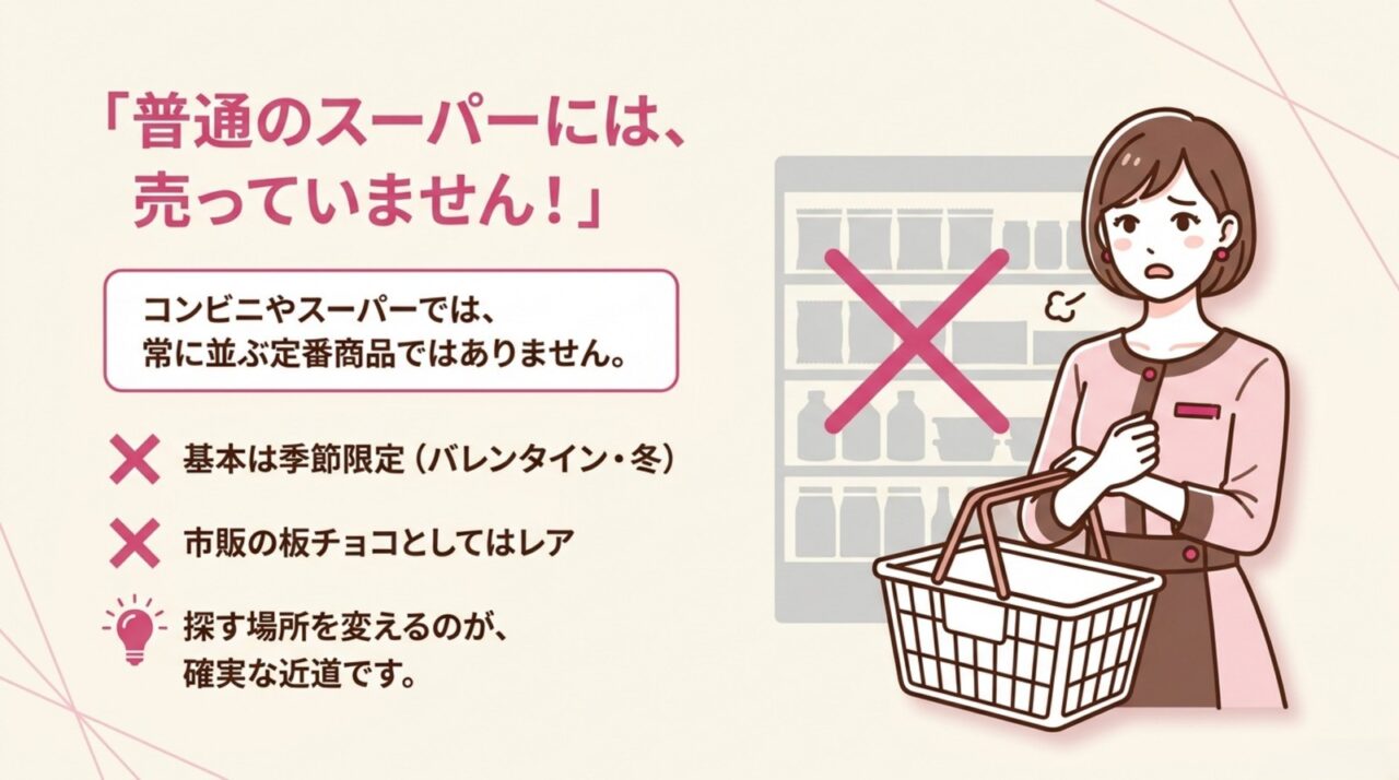 コンビニやスーパーでルビーチョコレートが常時販売されにくい理由